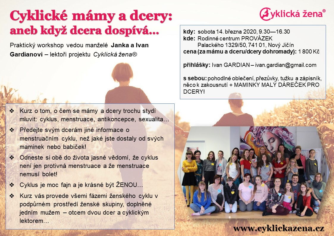 Janka a Ivan Gardianovi: Cyklické mámy a dcery: aneb když dcera dospívá…