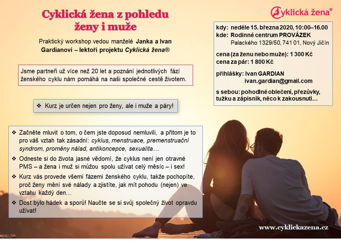 Janka a Ivan Gardianovi: Cyklická žena z pohledu ženy i muže (Nový Jičín)